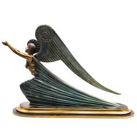 Erte (Russian/French 1892-1990) "Angel" Bronze
