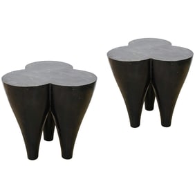 Jacque Garcia (French, B. 1947) Bronze Organic Clover Tables