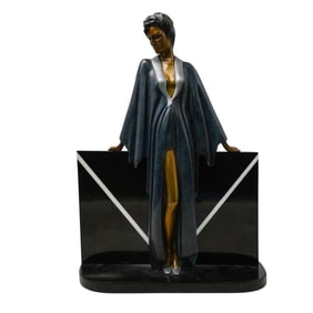 Patrick Nagel "Standing Lady" Bronze
