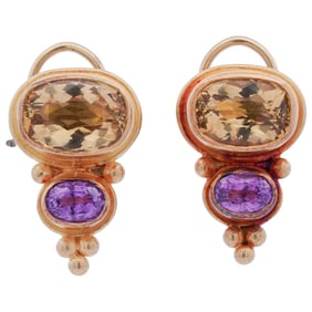 Gloria Natale 22k Gold Earrings
