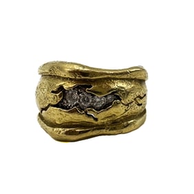 Sidengang 18k Yellow Gold & Diamond Ring