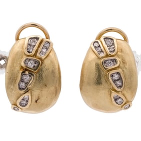 SeidenGang 18k Yellow Gold & Diamond Earrings
