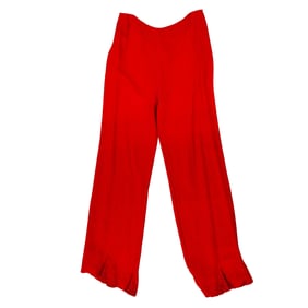 Valentino Red Flare Pants