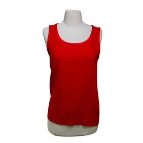 Saint Laurent Rive Gauche Red Blouse