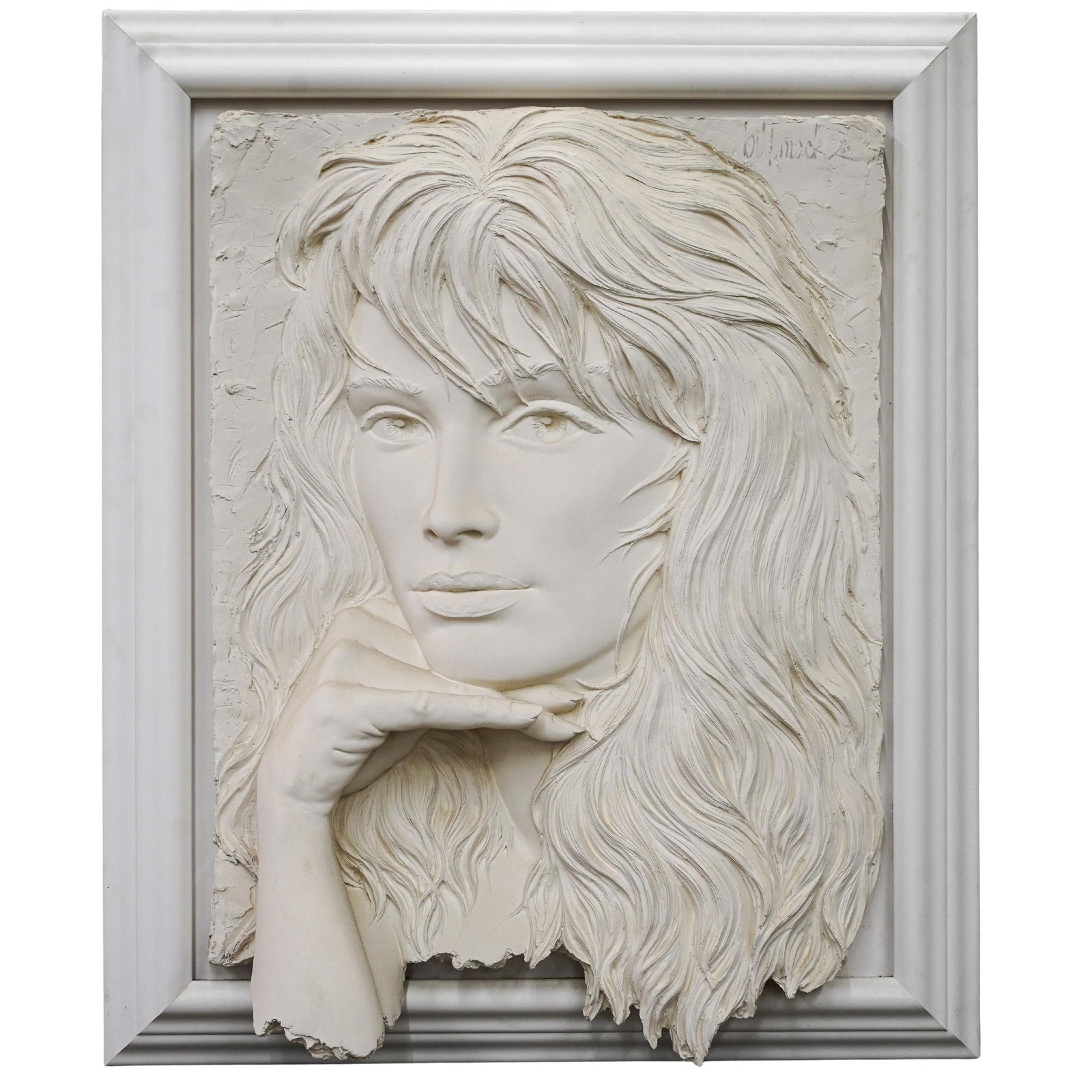 Bill Mack (USA, 1949) Bonded Sand Relief: Bill Mack (USA, 1949) Bonded Sand Relief20th Cent, USAMACK, Bill, (American, b. 1949): "Visage", Bonded Sand Sculpture,signed upper right and numbered 42/125.(approximately 36" x 27") framed, 43" x 36