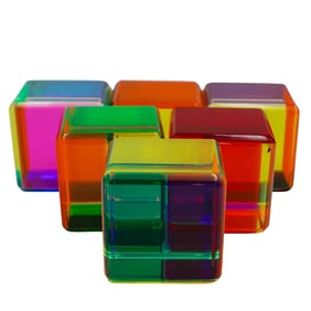 (6pc) Vasa Velizar “vasa cubes" Sculptures