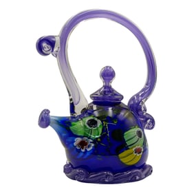 Paul Allen Counts (1955-2018, American) Glass Teapot
