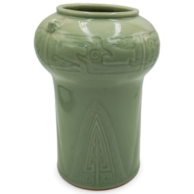 Chinese Celadon Porcelain Vase