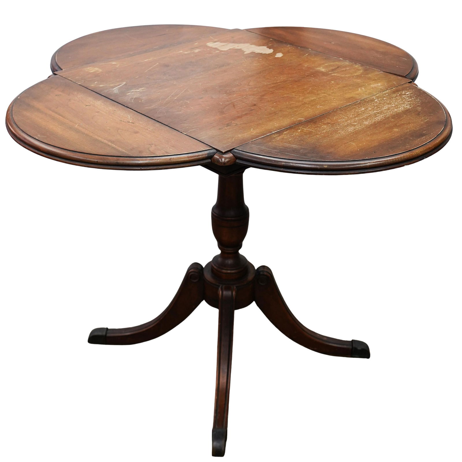 Antique Wooden Drop Leaf Table (1 of 12)