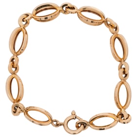 18k Gold Link Bracelet