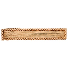 Signed 18k Gold Tie Clip