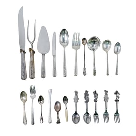 Towle Sterling Silver "Rambler Rose" Flatware Collection w/ Box