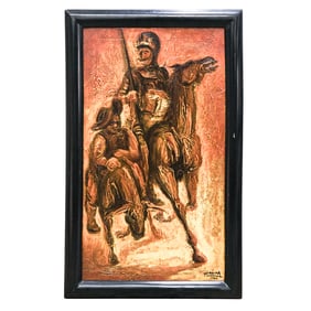 Mexican School Oil On Canvas Painting
