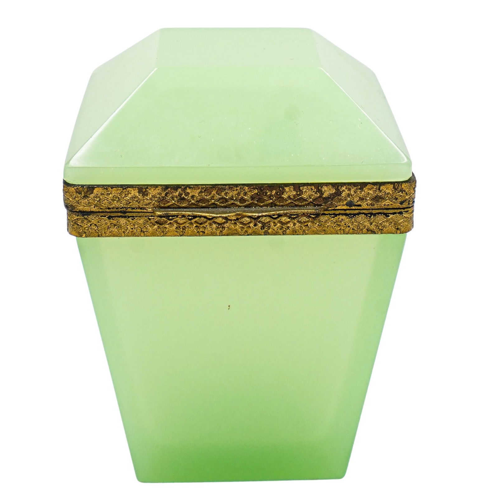 French Opaline Glass Casket Box (1 of 8)