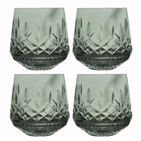(4 pcs) Waterford "Giftology Lismore" Pattern Crystal Glasses