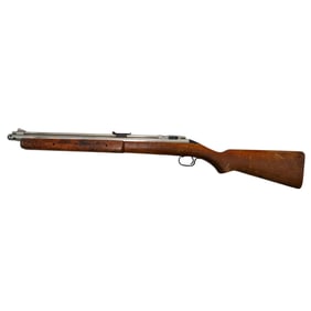 Vintage Silver Pump Action Sheridan Pellet Rifle "Blue Streak"
