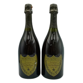 (2 Pcs) Moet & Chandon 1980 & 1982 Cuvee Dom Perignon Champagne