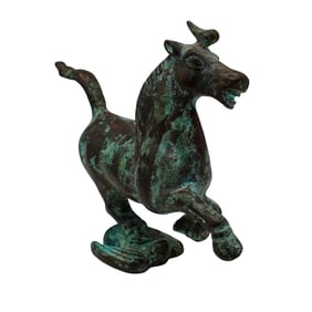 Antique Chinese Bronze Gansu Horse Statue