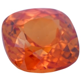 10 Carat Cushion Cut African Spessartite Garnet