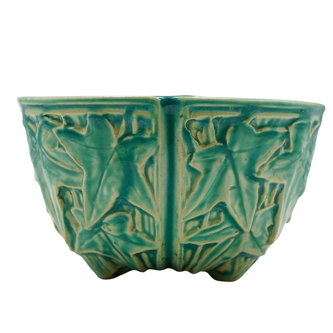 McCoy Pottery "Hanging Basket" Bowl (1 of 6)
