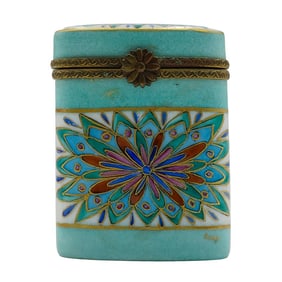 Limoges Hand Painted Porcelain Trinket Box