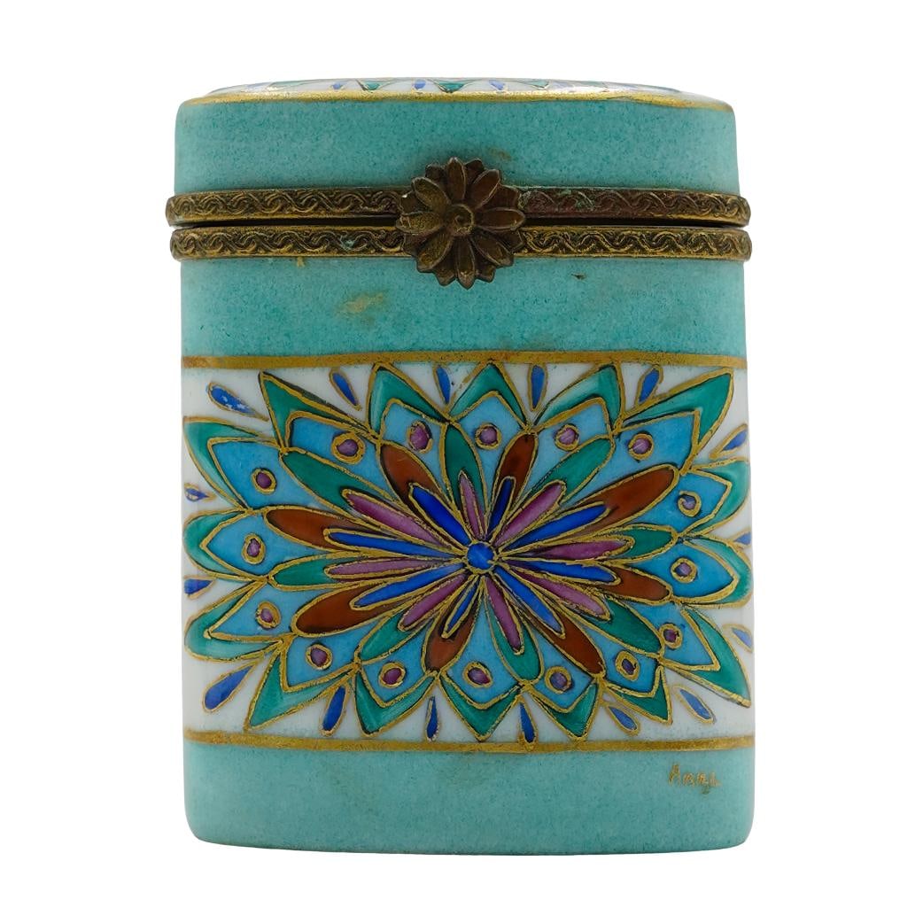 Limoges Hand Painted Porcelain Trinket Box (1 of 6)