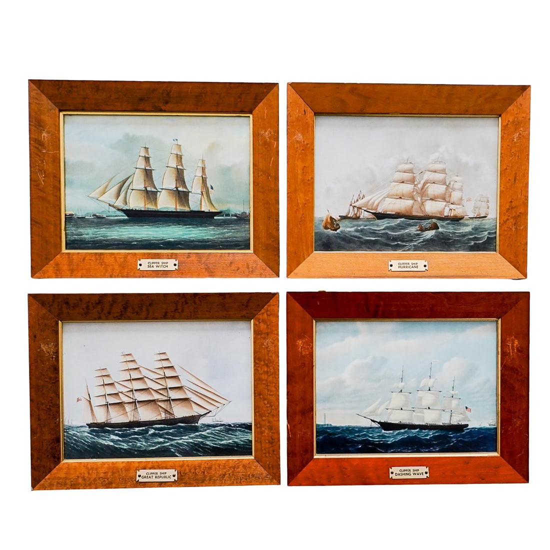 (4pc) Wedgwood Reproduction Ship Plaques (1 of 15)