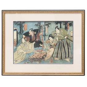 After Utagawa Kunisada Japanese Woodblock