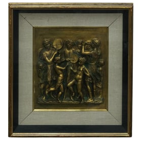 After Luca Della Robbia (1400-1482, Italy) Plaster Panel