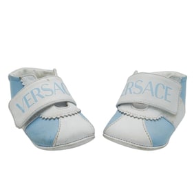 Versace Baby Lamb Leather Baby Sneakers