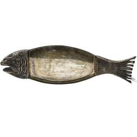 Silver Plated Fish Platter