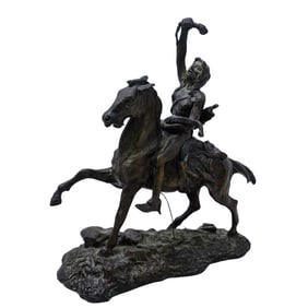 After Frederic Remington Bronze Sculpture