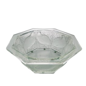 Lalique "Caille" Crystal Bowl