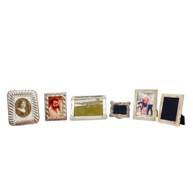 (6 Pc) Sterling Silver Frames