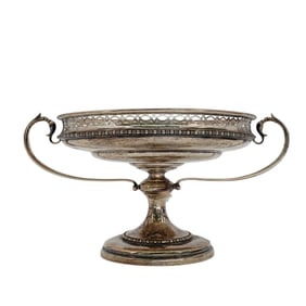 English Sterling Silver Tazza Bowl