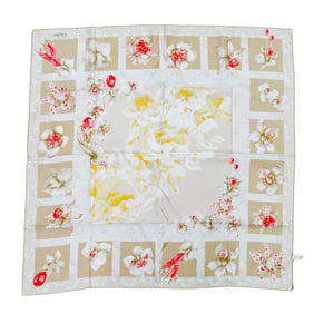 Cartier Silk Floral Scarf