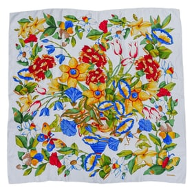 Vintage Chanel Silk Scarf