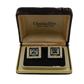 Vintage Christian Dior Costume Earrings