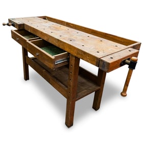 Antique Wooden Task Table