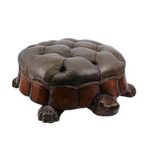 Whalen Furniture Turtle Ottoman