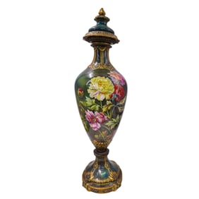 Large Royal Bonn Porcelain Urn