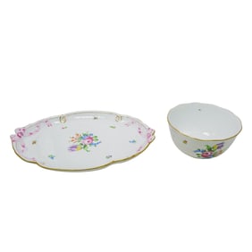 (2 pcs) Herend Porcelain "Printemps" Service Set