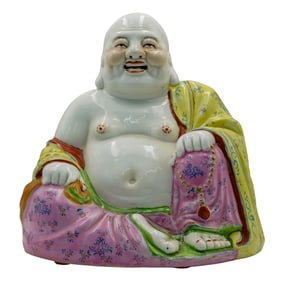 Antique Chinese Porcelain Laughing Buddha