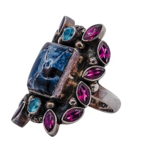 Nicky Butler Sterling Silver Gemstone Ring