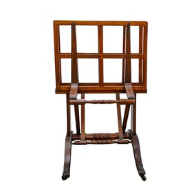 Antique English Rosewood Folio Stand