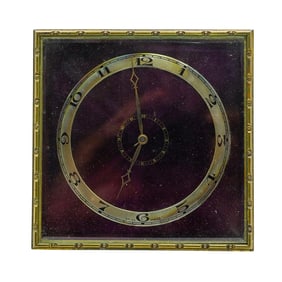 Vintage Angelus Swiss Made Table Clock