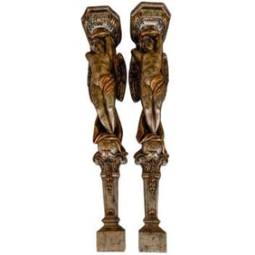 Pair of Large Composite Neoclassical Corbels