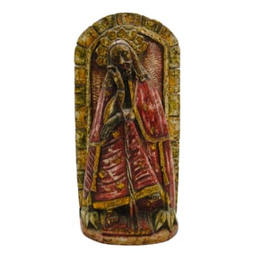 Spanish Colonial Christ Carved Icon