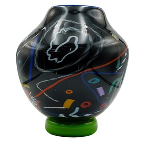 Pizzichillo & Gordon Studio Art Glass Vase