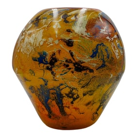 Signed Art Glass Vase